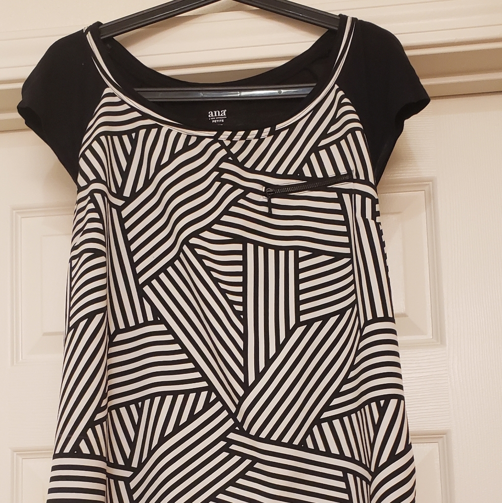 Ana - XL - Black w/white